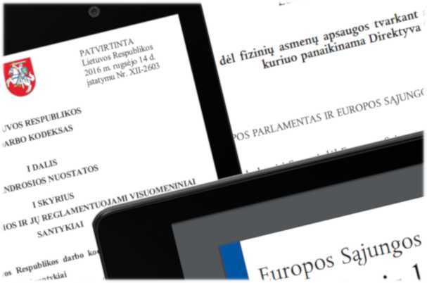 atitinka BDAR / GDPR